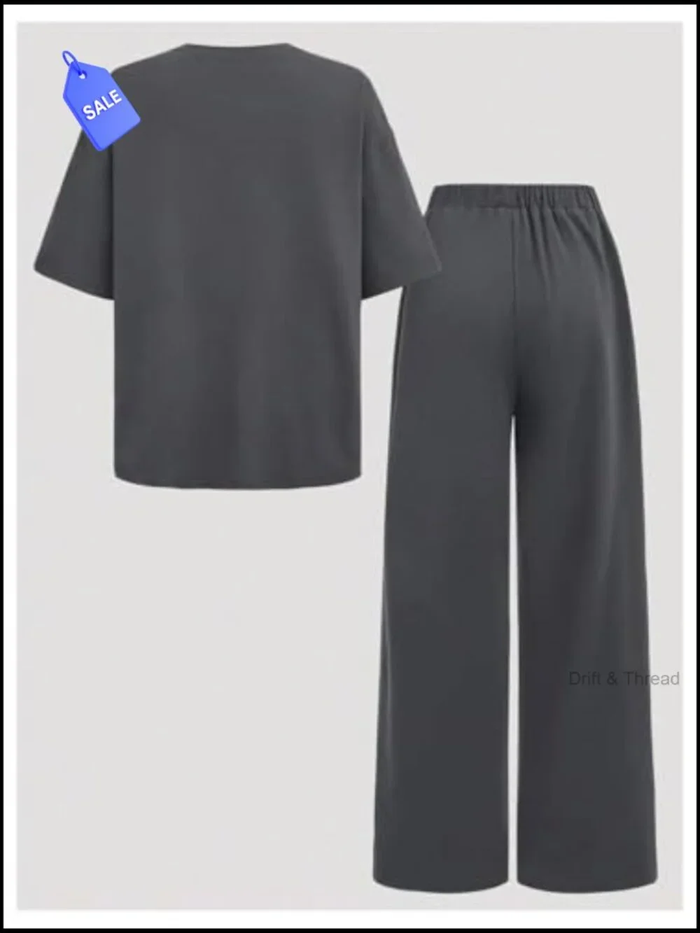 Kids 2-Piece Sweatsuit Set - Short Sleeve Tee & Pants, Girls Summer Outfit